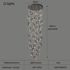 Durnten Staircase Chandelier