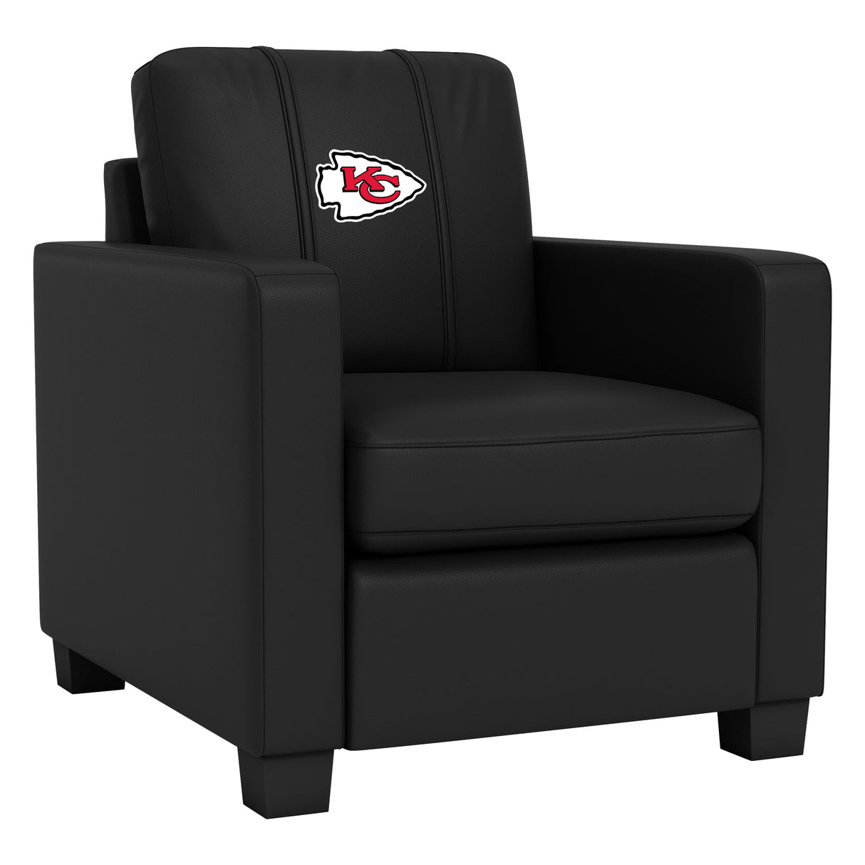 Dyno Stationary Club Chair with Kansas City Chiefs Primary Logo
