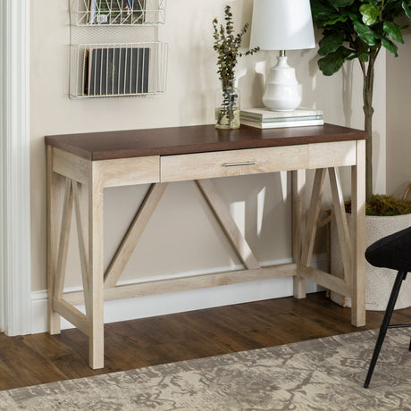 Eckert Rustic Desk Console Table