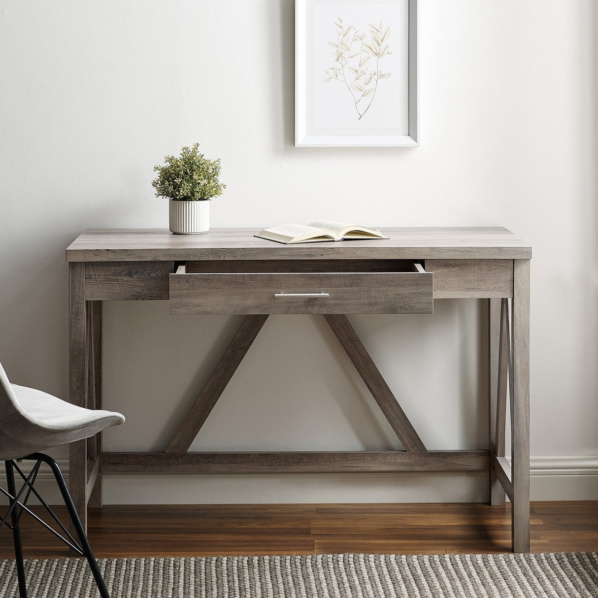 Eckert Rustic Desk Console Table