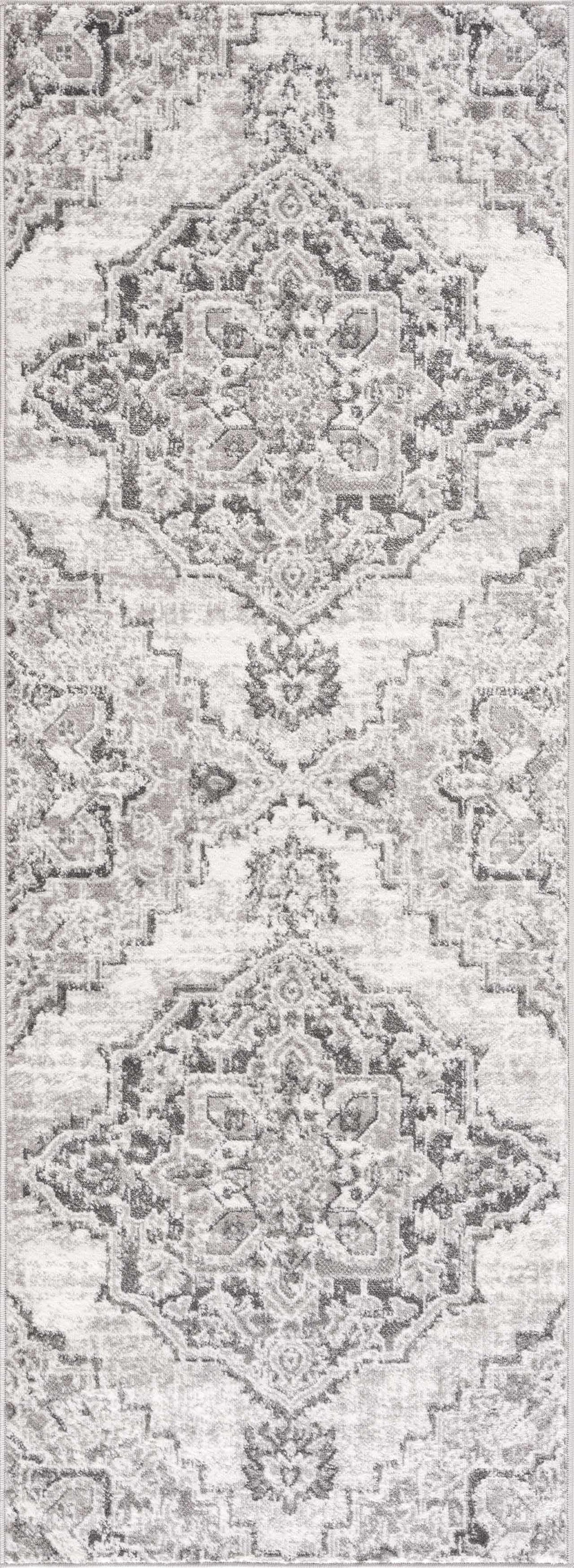 Elani Gray Medallion Rug