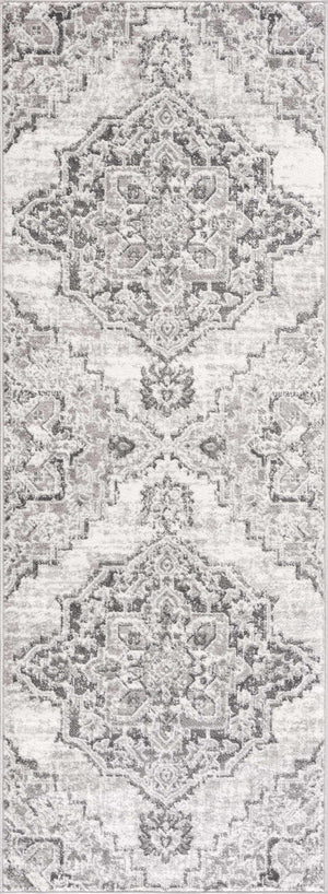 Elani Gray Medallion Rug