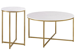 Elara Modern Coffee Table and Side Table Set