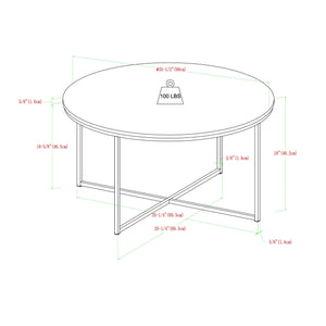 Elara Modern Coffee Table and Side Table Set