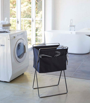 Elevated Laundry Hamper - Steel