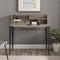 Elliot Iron Desk with Hutch