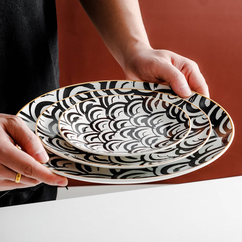 Ellure Abstract Plates