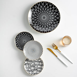 Ellure Abstract Plates