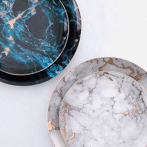 Ellure Marbled Plates