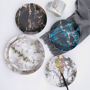 Ellure Marbled Plates