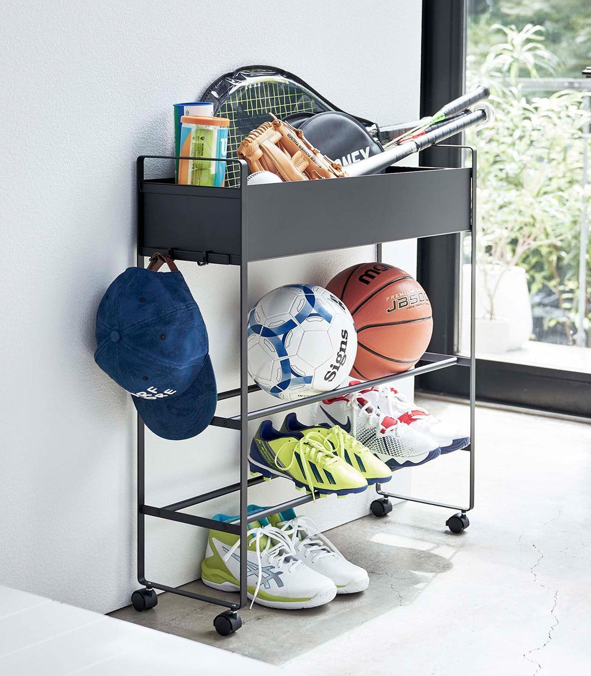 Entryway Storage Cart (29.33" H) - Steel