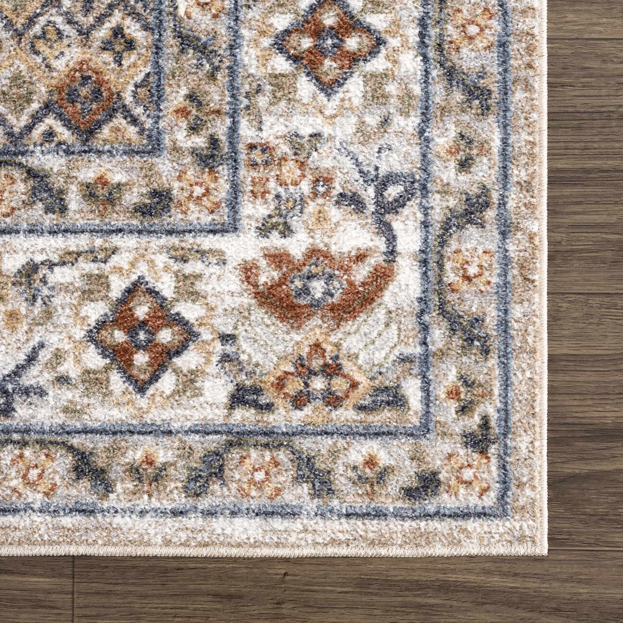 Erez Flat Pile Washable Rug