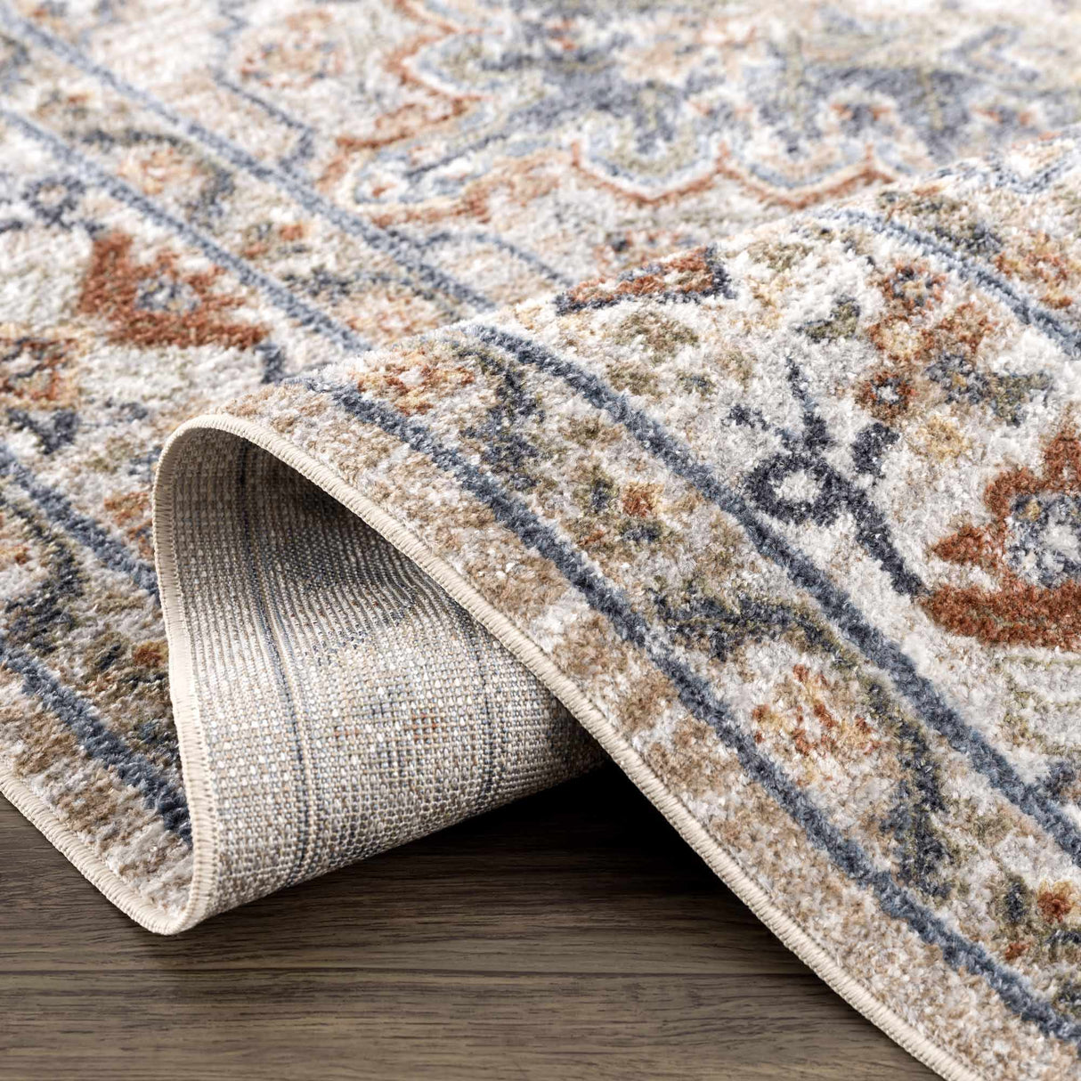 Erez Flat Pile Washable Rug