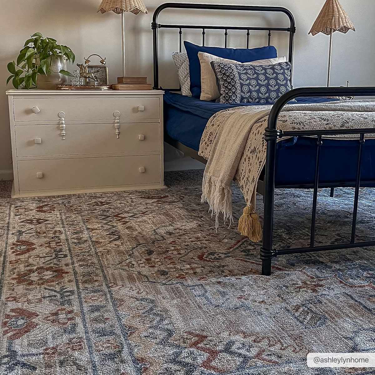 Erez Flat Pile Washable Rug
