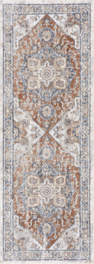 Erna Washable Distressed Rug