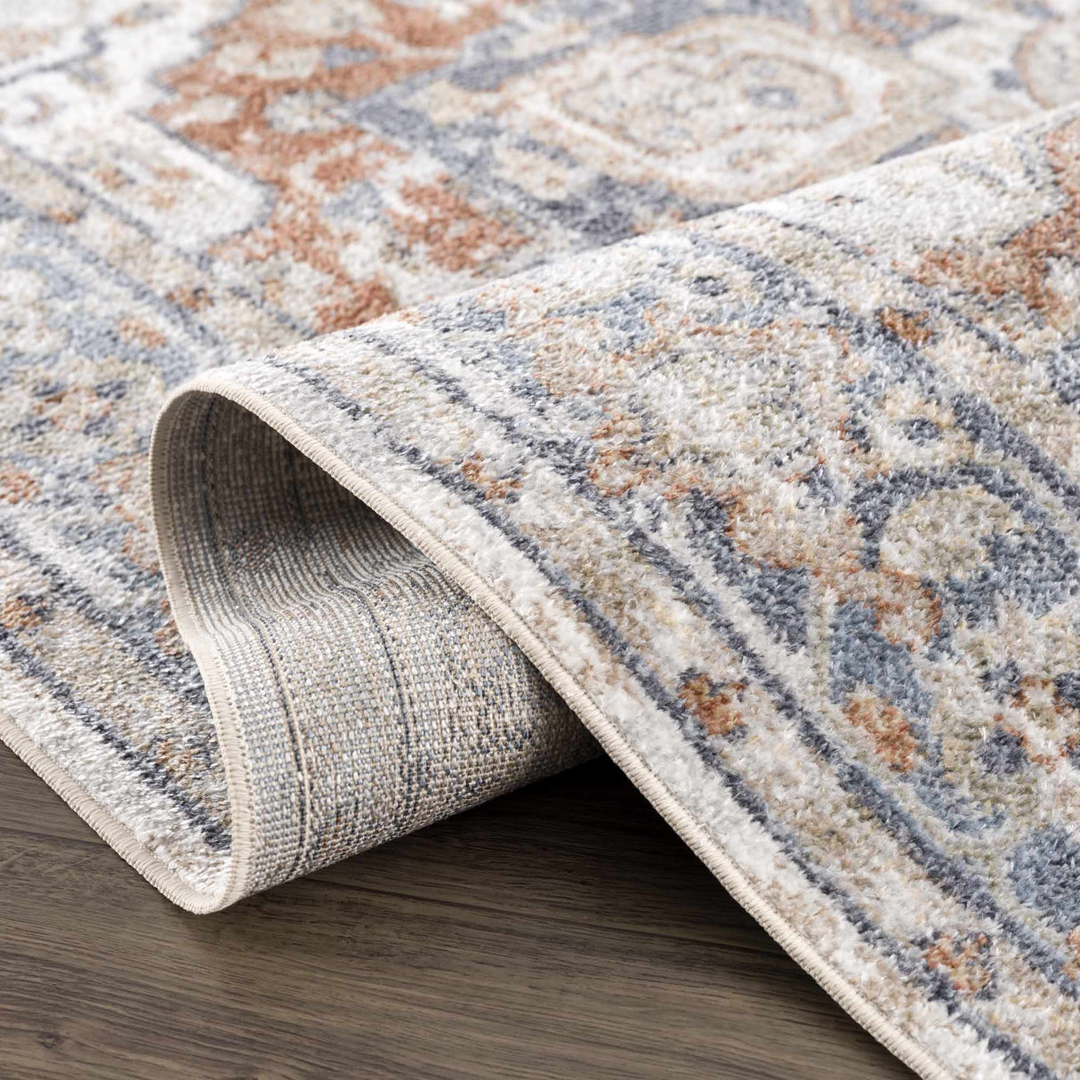 Erna Washable Distressed Rug