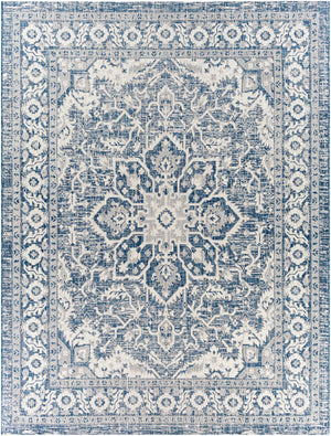 Etoile Navy Blue Performance Rug