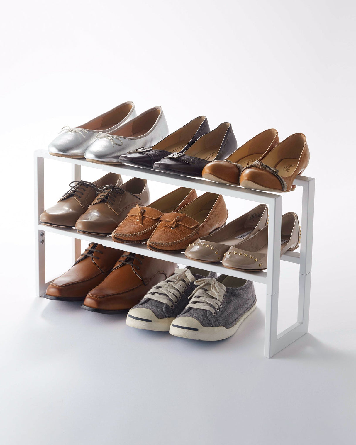 Expandable Shoe Rack (6" H) - Steel