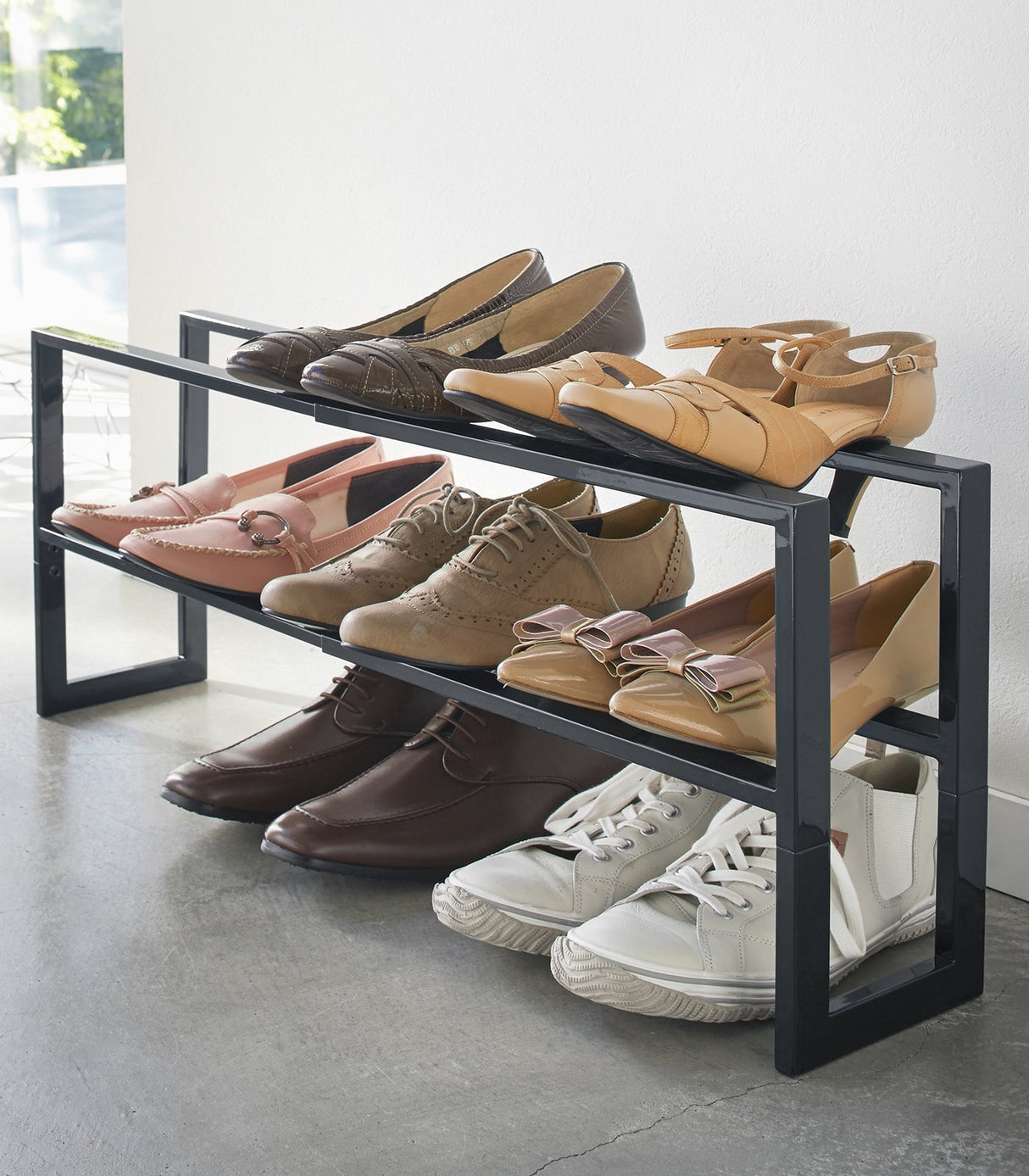 Expandable Shoe Rack (6" H) - Steel