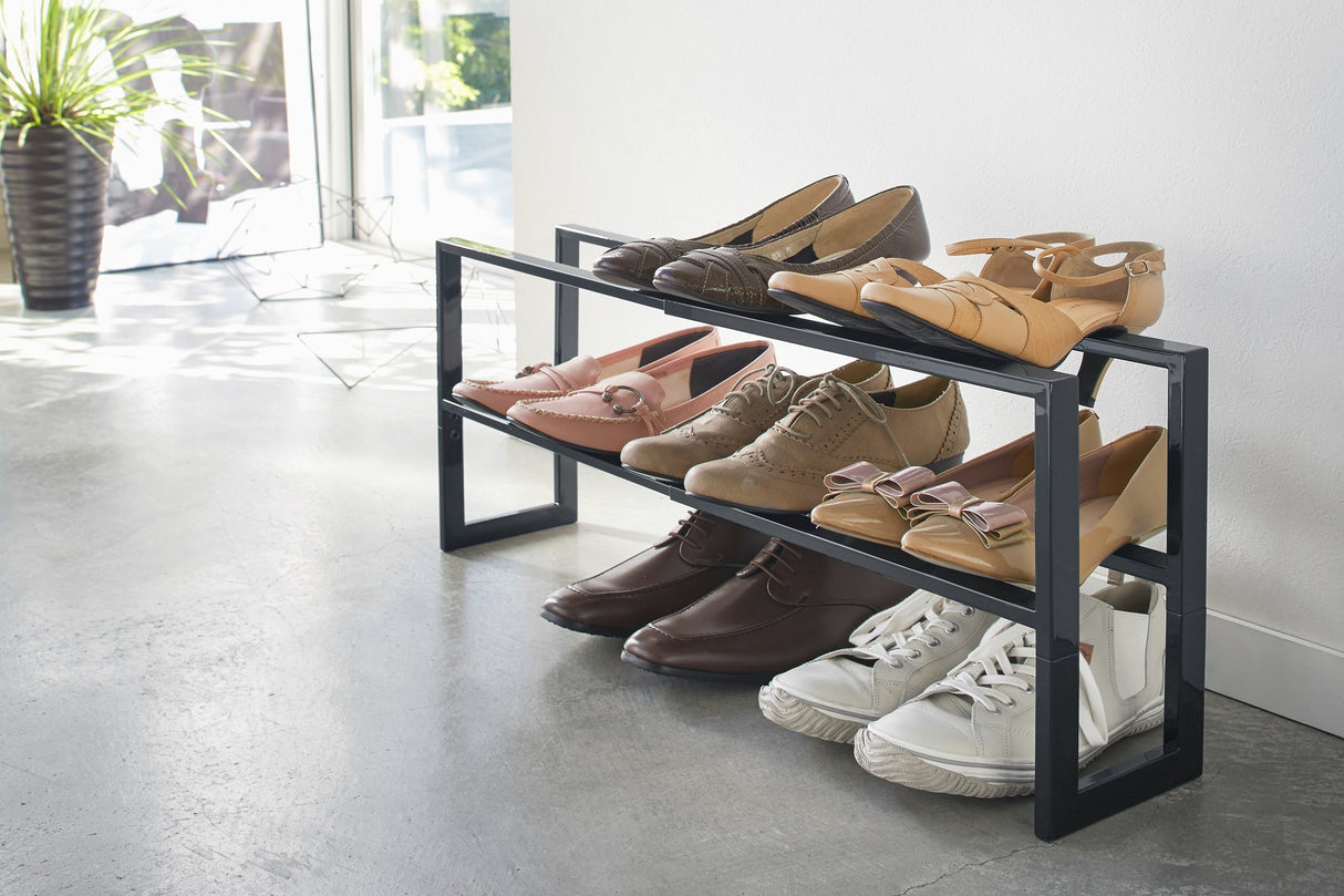 Expandable Shoe Rack (6" H) - Steel