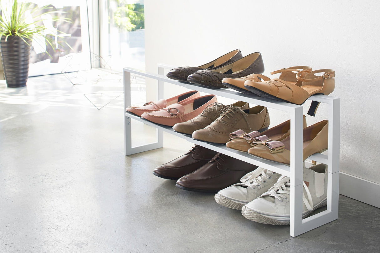 Expandable Shoe Rack - Two Sizes - Steel