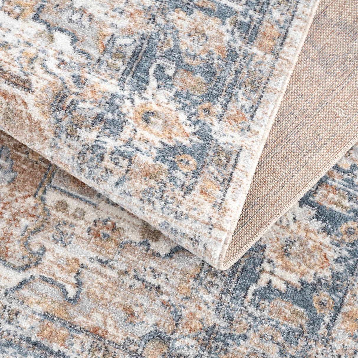 Ezri Flat Pile Washable Rug