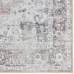 Fatih Flat Pile Washable Rug