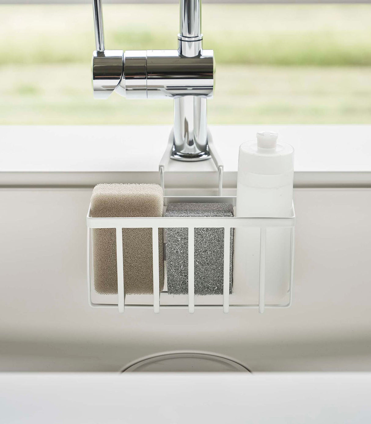 Faucet-Hanging Sponge Caddy - Steel