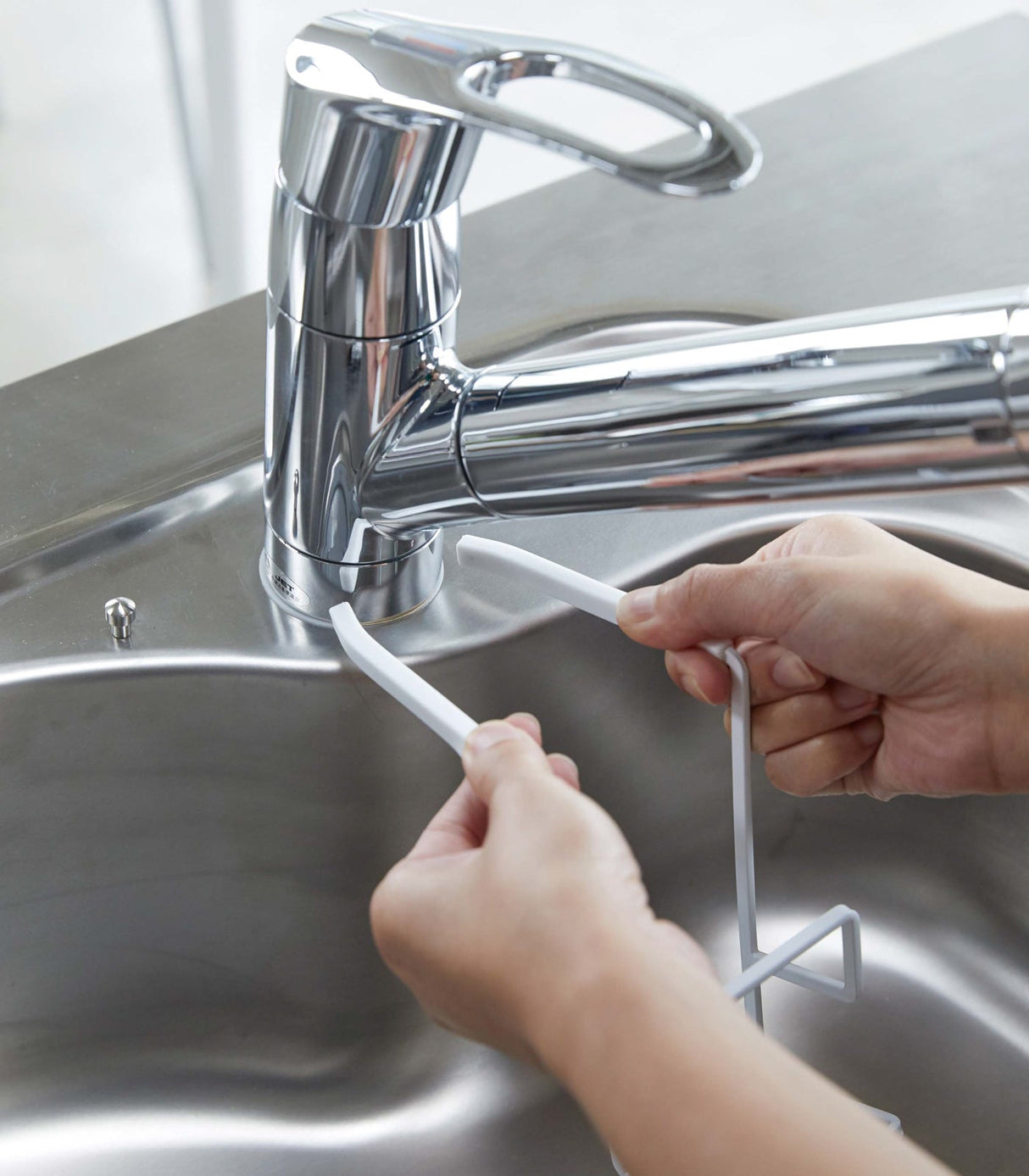 Faucet-Hanging Sponge Holder - Single - Steel