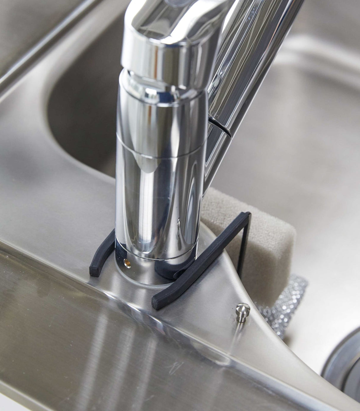 Faucet-Hanging Sponge Holder - Single - Steel