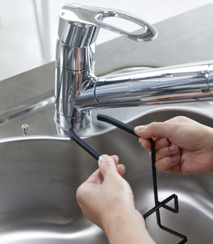 Faucet-Hanging Sponge Holder - Two Sizes - Steel