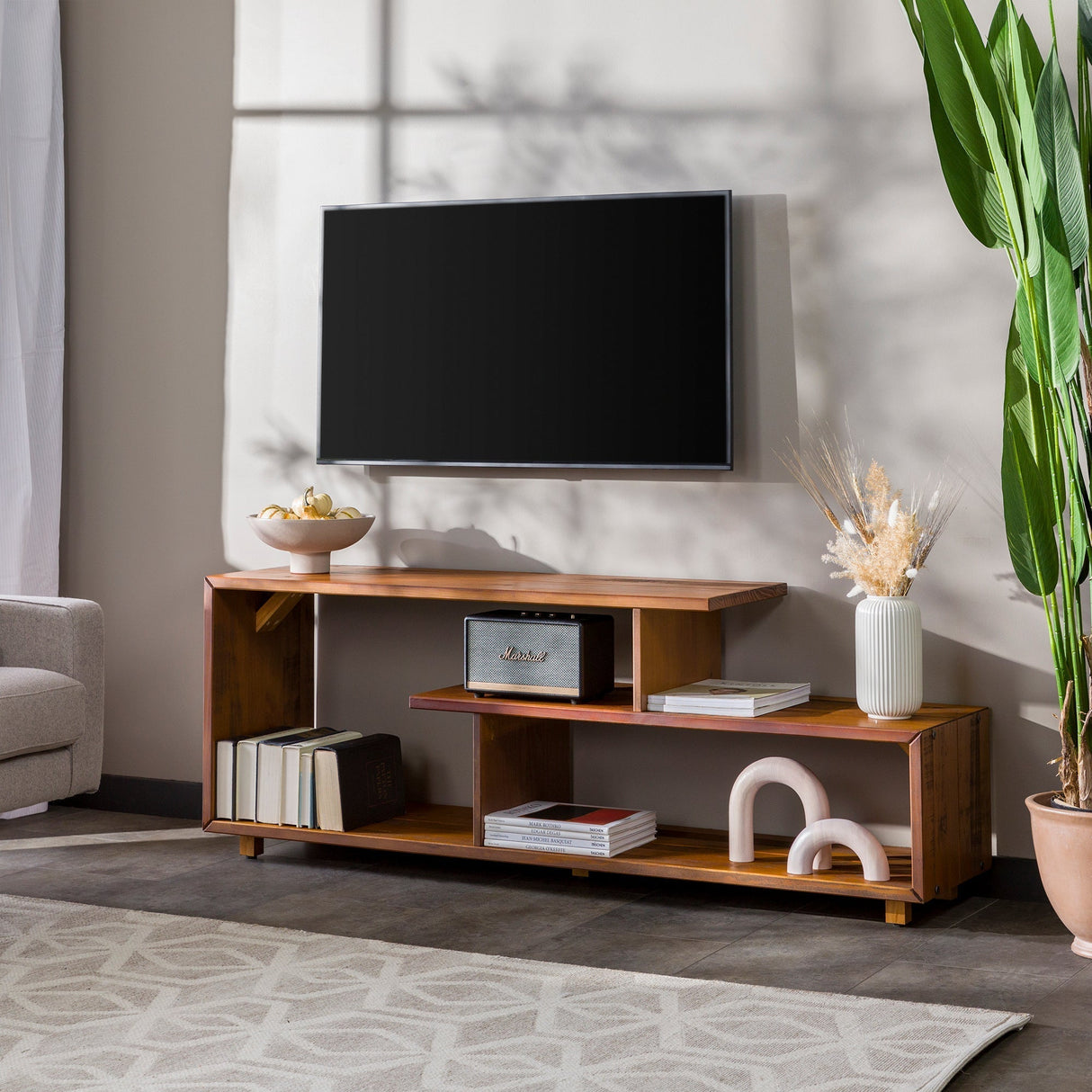 Fiora Modern Wood TV Console