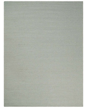 Flatwoven Dhurrie 8x10 and 9x12 Modern Checkered Gray and Ivory Wool Area Rug, Layering Rug | TRDCP832