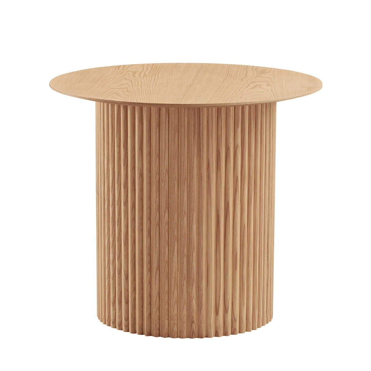 Fluted Side Accent Table