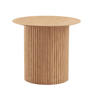 Fluted Side Accent Table