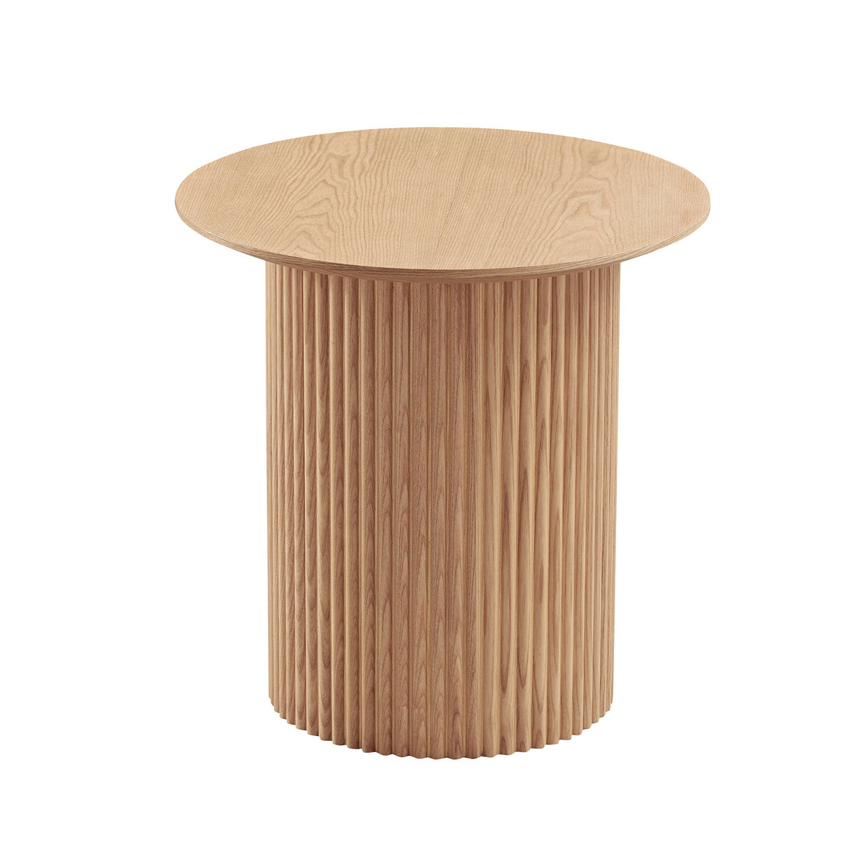 Fluted Side Accent Table