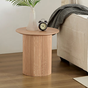 Fluted Side Accent Table