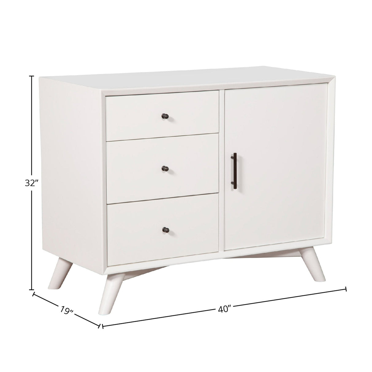 Flynn Accent Cabinet, White