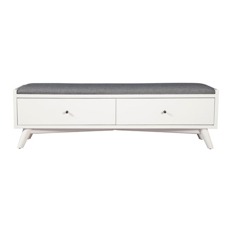 Flynn Bench, White