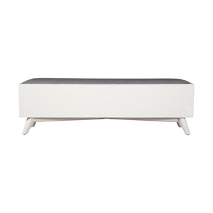 Flynn Bench, White