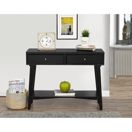 Flynn Console Table, Black