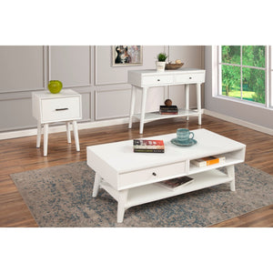 Flynn Console Table, White