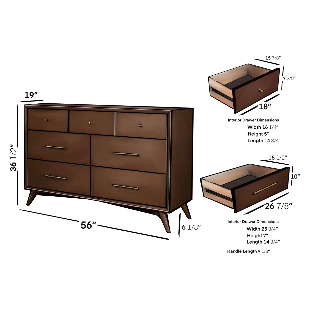 Flynn Dresser, Walnut