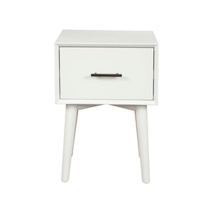 Flynn End Table, White