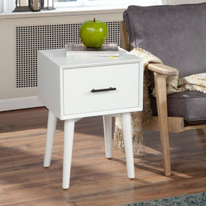 Flynn End Table, White