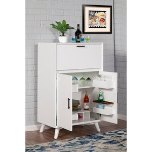 Flynn Large Bar Cabinet, White