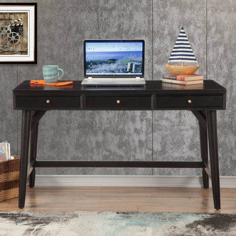 Flynn Large Desk, Black