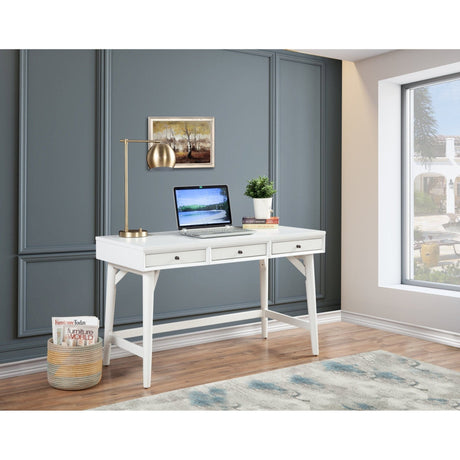 Flynn Large Desk, White