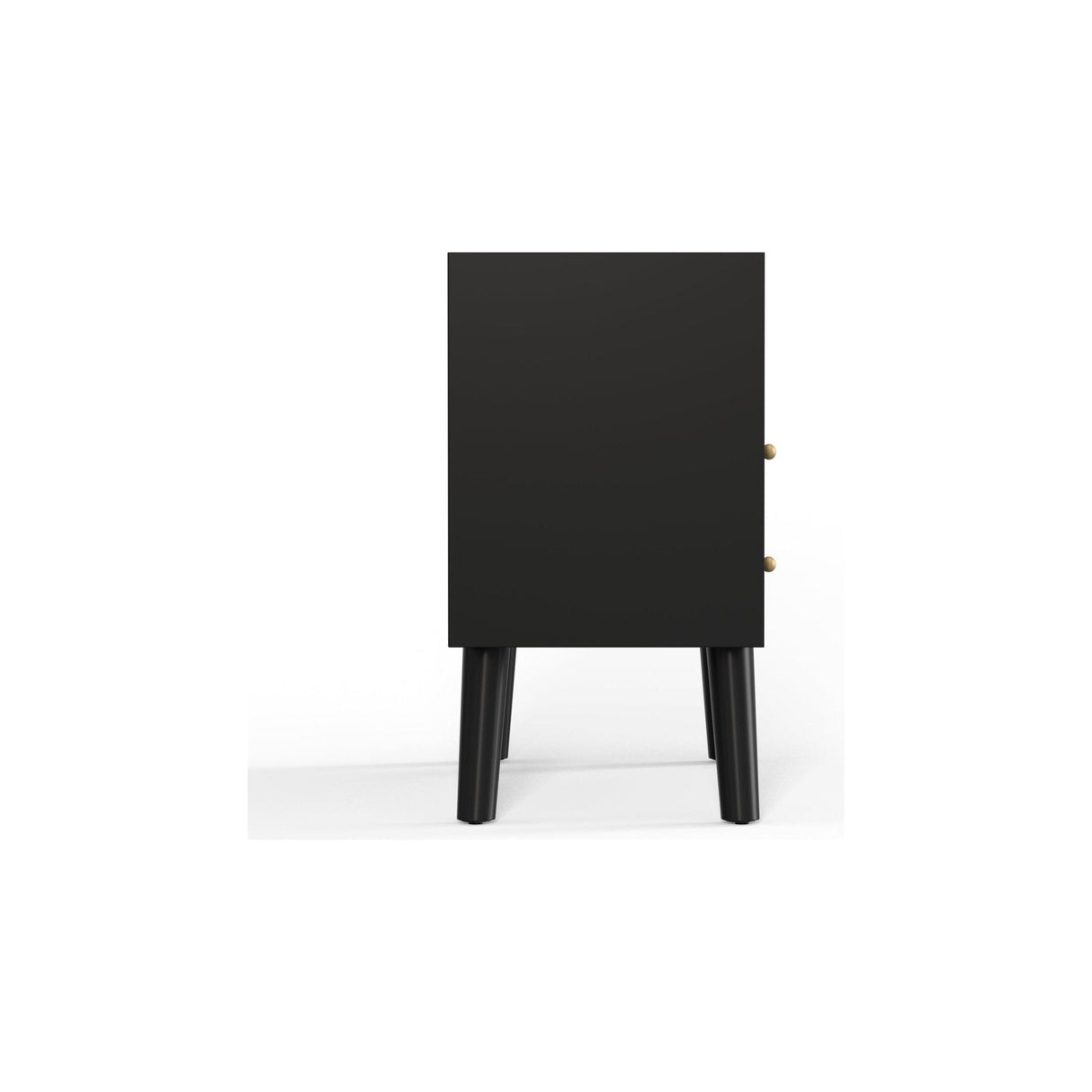 Flynn Large Nightstand, Black