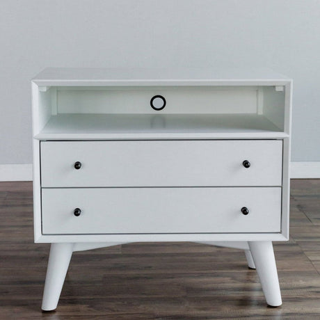 Flynn Large Nightstand, White